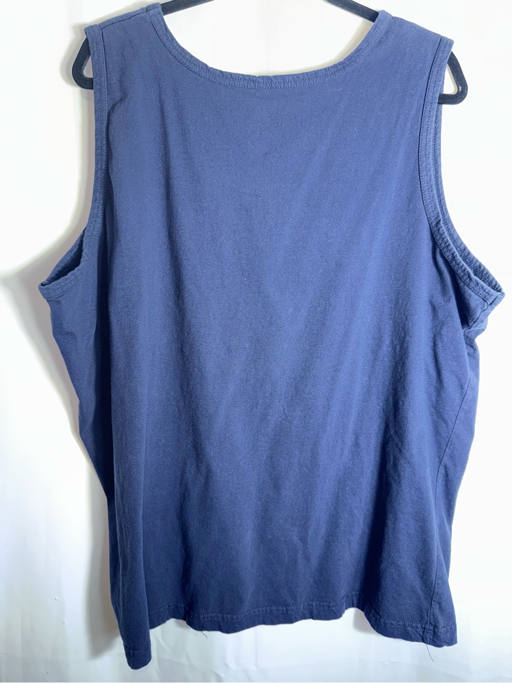 Atlanta Braves x Majestic Women’s Plus 3XL Sleeveless Graphic Tank Top - Picture 3 of 3